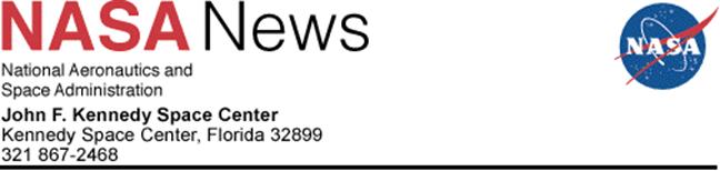 NASA/Kennedy Space Center News Release