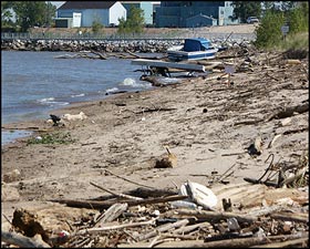 Lake Michigan shore